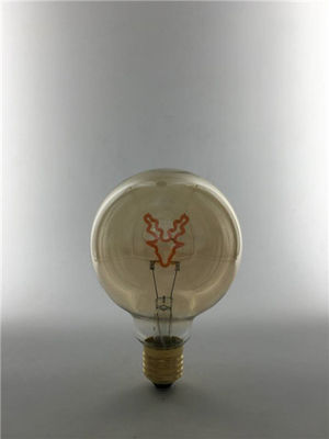 Heat Absorbing 110lm/W Yellow 2200K Ampoule E27  Led G95 Globe